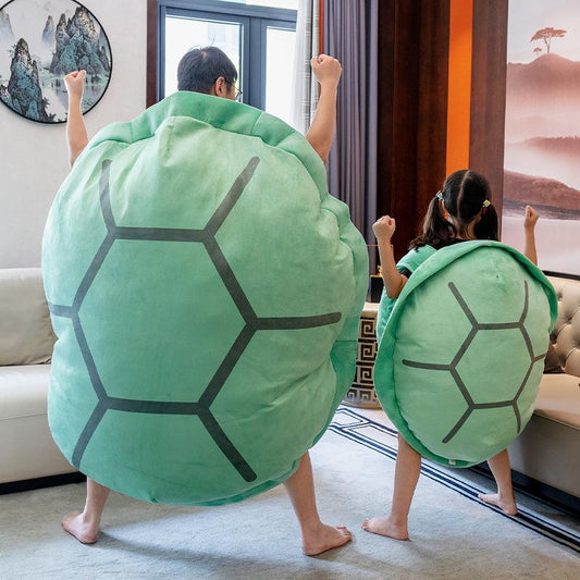 Almohadas de caparazón de tortuga usables - Verde